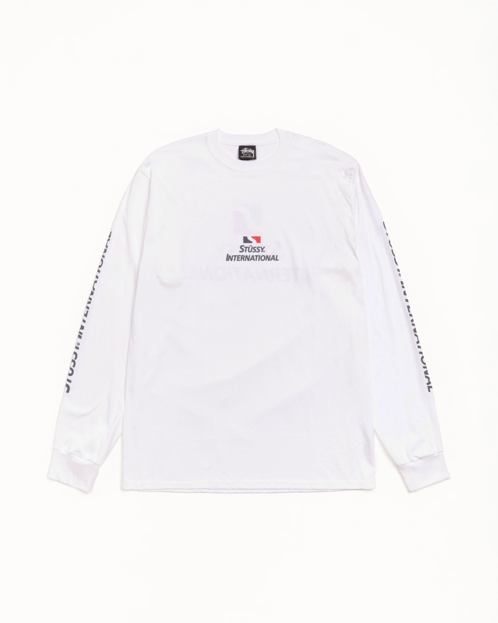 Stüssy International Ls Tee – White | Tees | Stüssy Japan