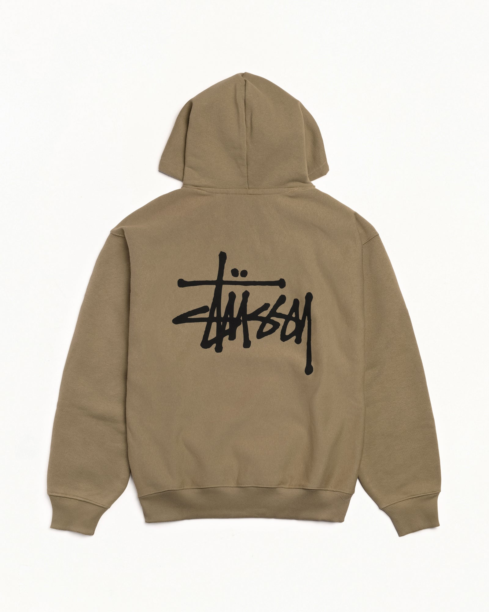 Basic Stüssy Hoodie – Army | Tee & Sweats | Stüssy Japan