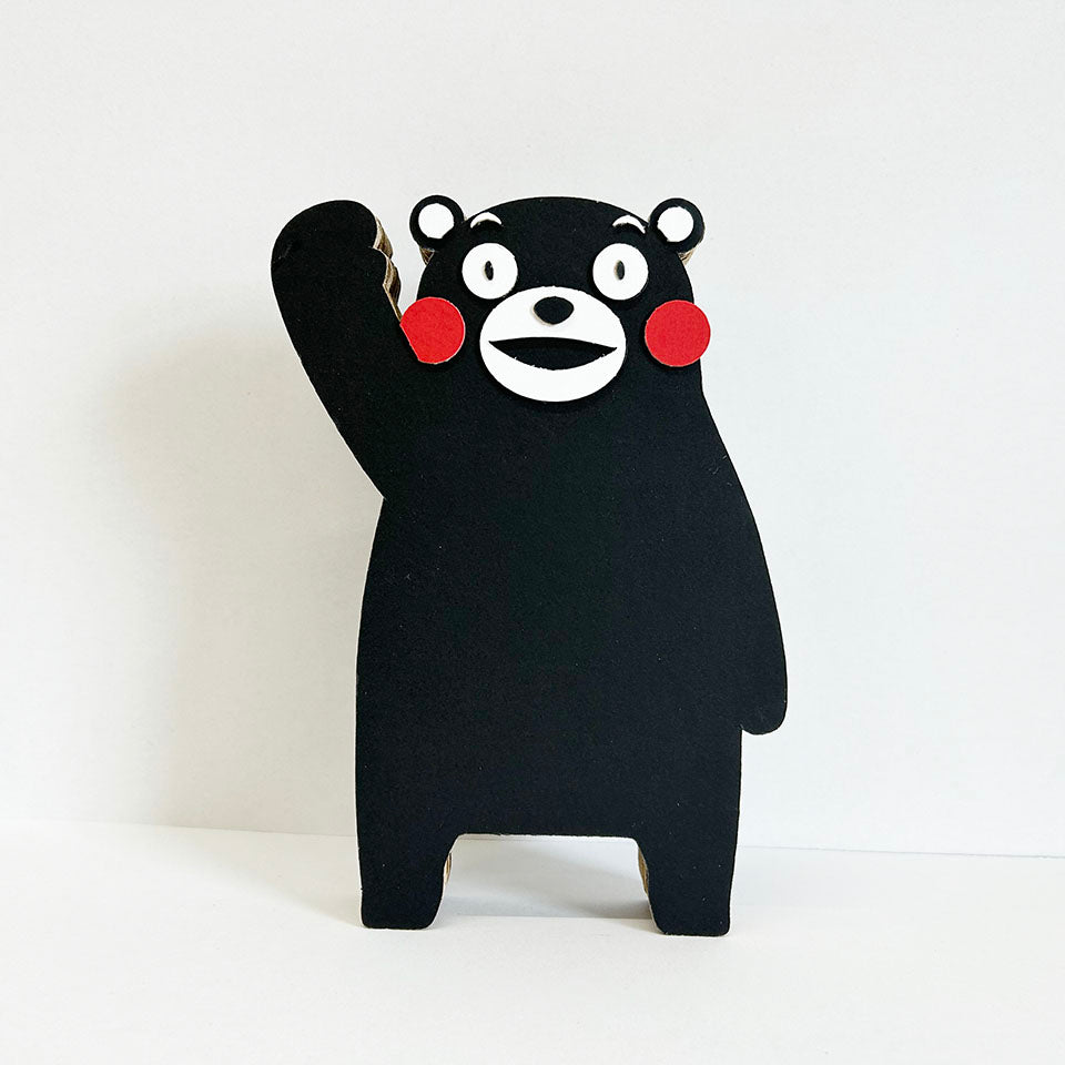 くまモン組み立てキット – 9D -キューダ-｜九州ダンボール株式会社