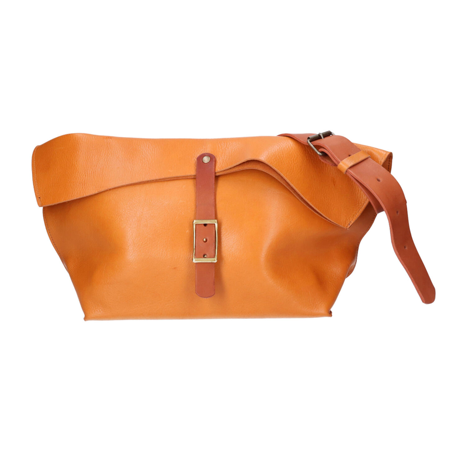 オイルレザー ヌメ革 メッセンジャーバッグ M | 合同会社 エイチ