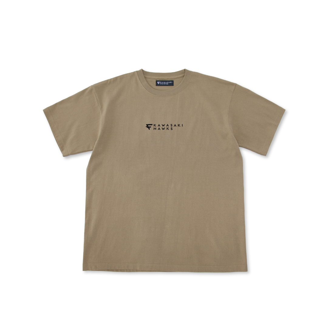 KAWASAKI HAWKS LOGO T-shirt KHAKI – KAWASAKI HAWKS | カワサキホークス
