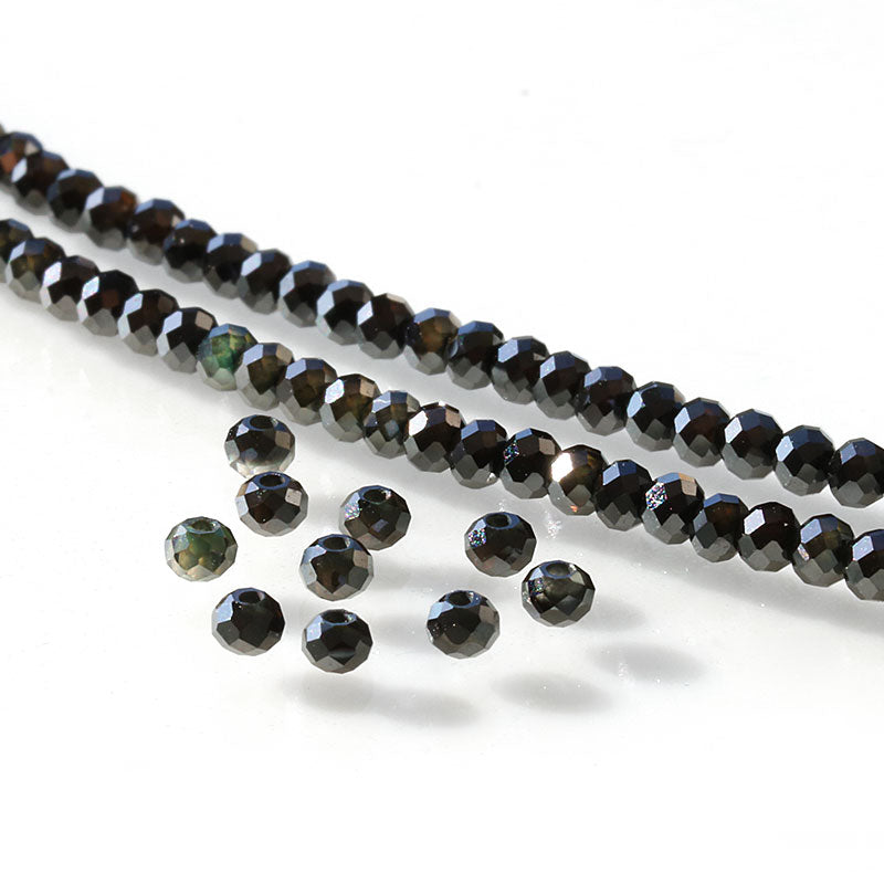 天然石 ボタンカット モアサナイト ブラック(合成) – 貴和製作所