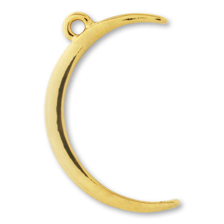 チャーム クレセントムーン(プレーン) ゴールド – 貴和製作所