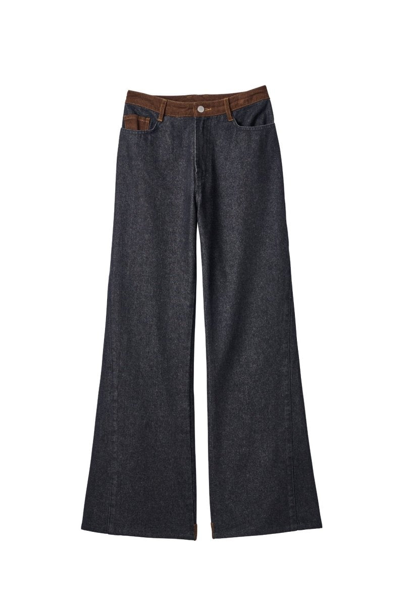 denim baggy pants(unisex)/2color | KNUTH MARF