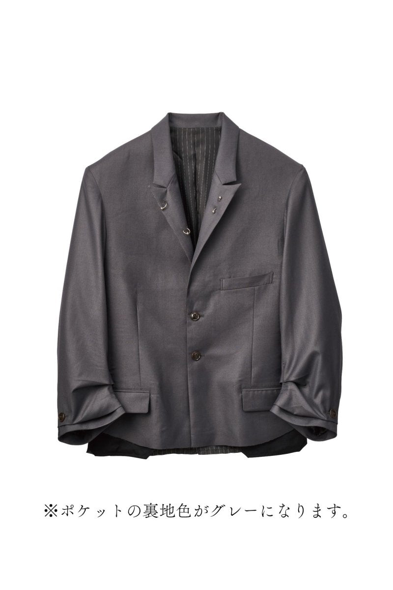 vintage tailored jacket/gray | KNUTH MARF
