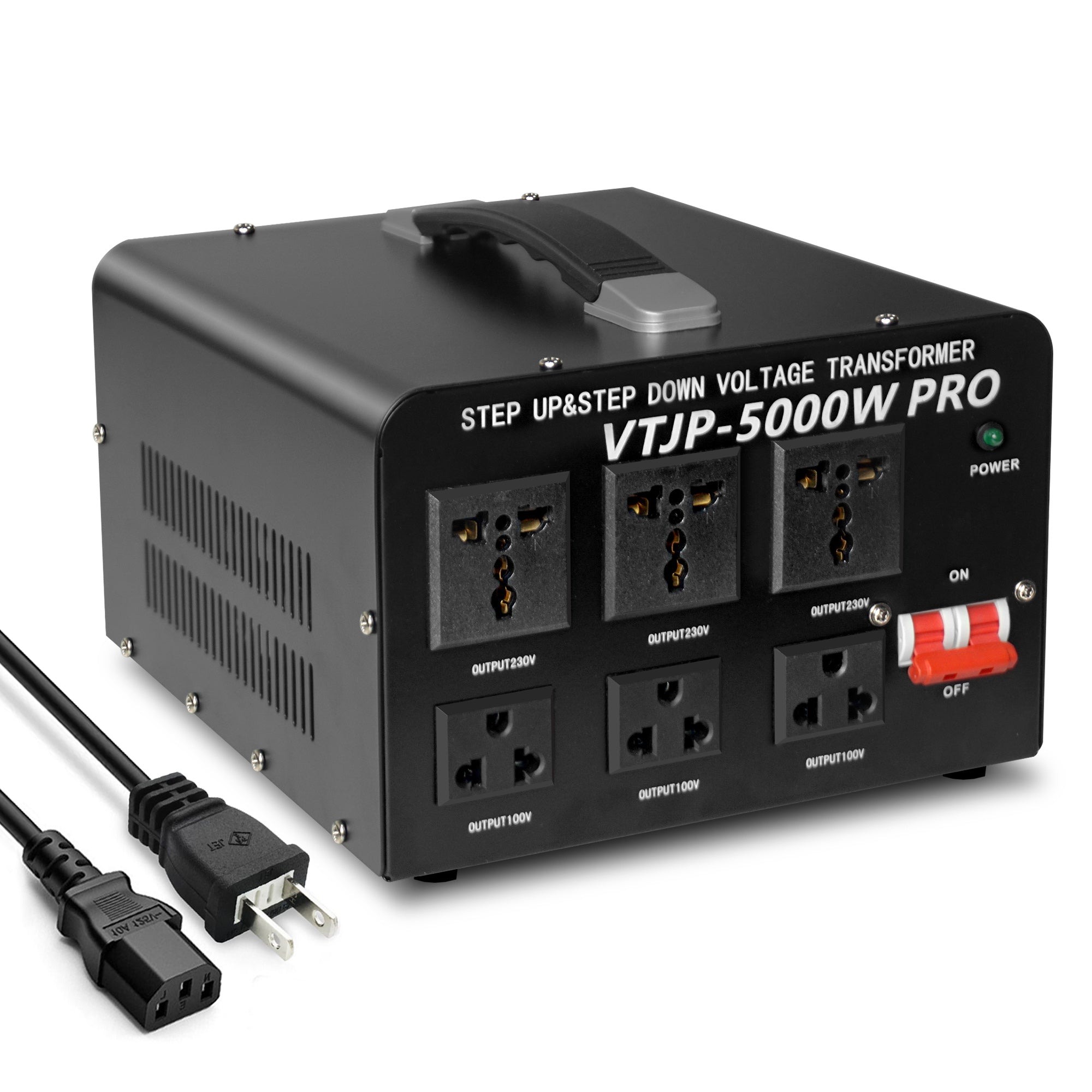 LVYUAN 5000W変圧器 降圧・昇圧兼用型トランス AC100V/110V⇄220V/240V