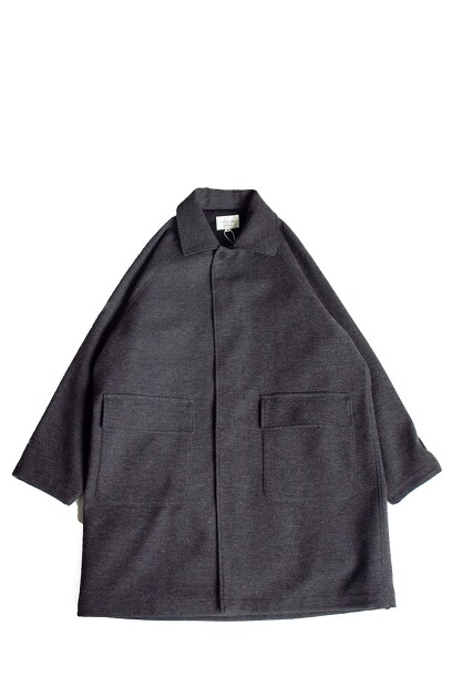 STILL BY HAND ツイードライクウールコート CO03253 [Lampa]