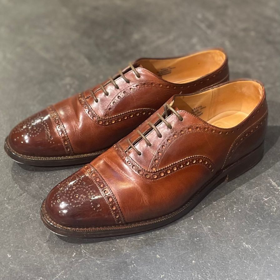 Church's】チャーチ ディプロマット セミブローグ カーフ ブラウン