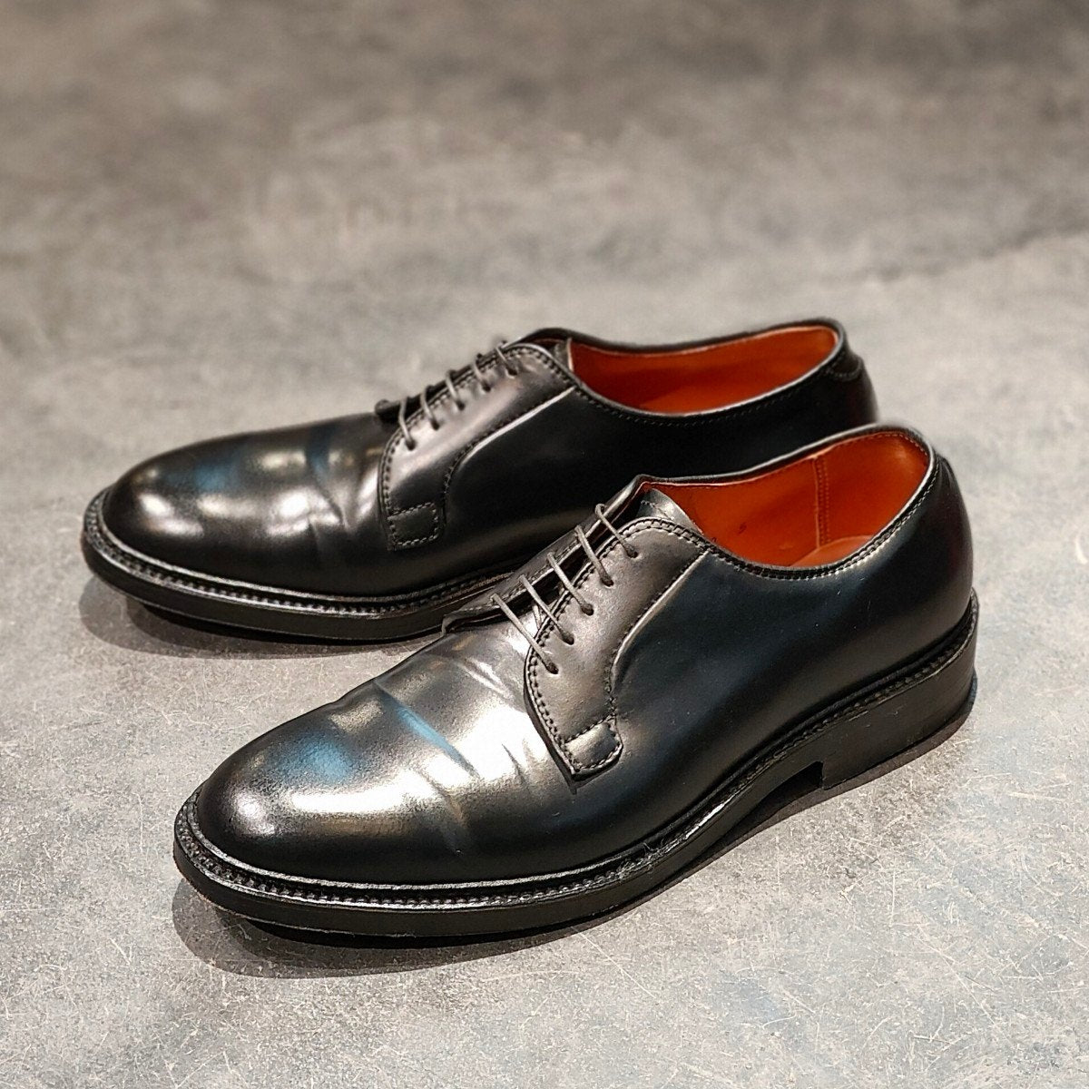 使用数回【ALDEN】オールデン 9901 プレーントゥ コードバン ブラック