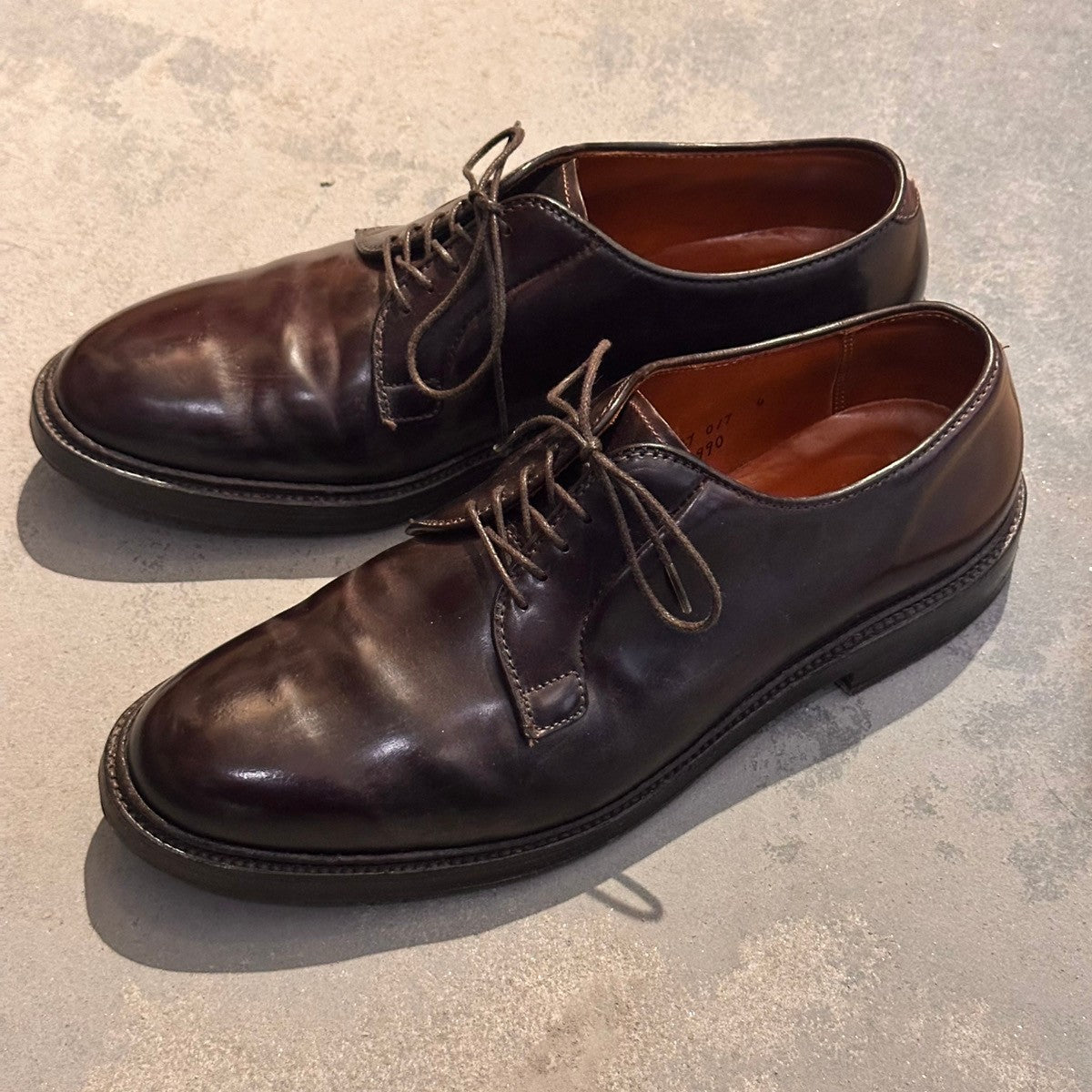 ALDEN】オールデン 990 プレーントゥ コードバン ダークバーガンディ