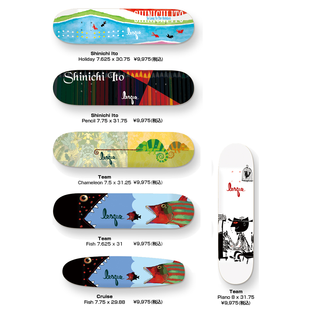 9th DECKS | Lesque skateboards（レスケ スケートボード）