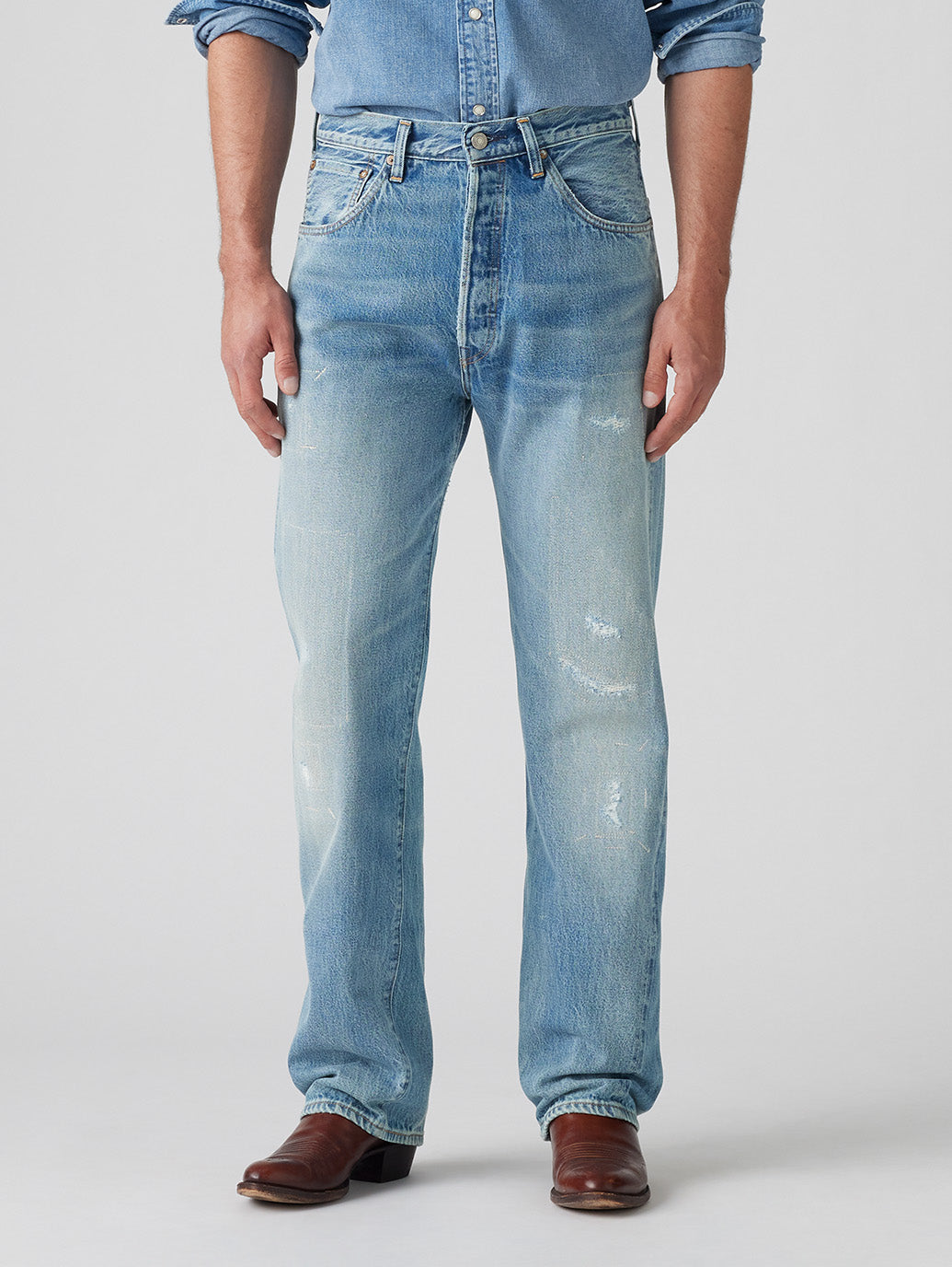 LEVI'S® VINTAGE CLOTHING 1955 501® ORIGINAL ジーンズ ミディアム