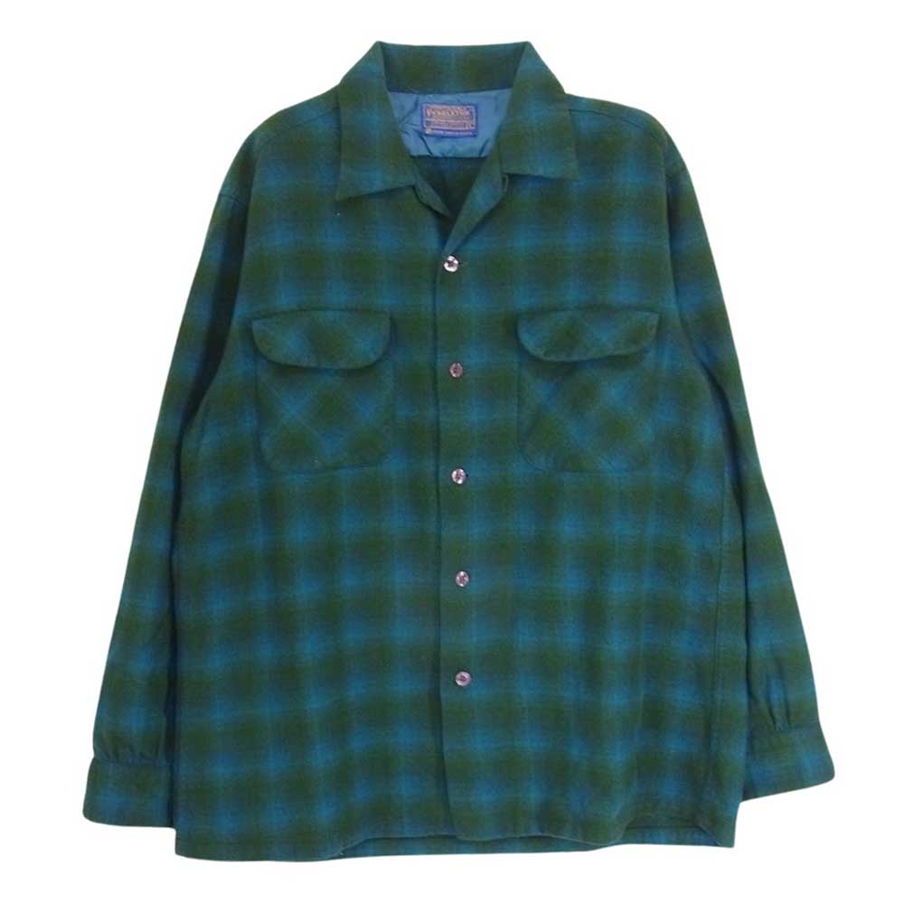 PENDLETON ペンドルトン 60s ヴィンテージ オープンカラー オンブレ