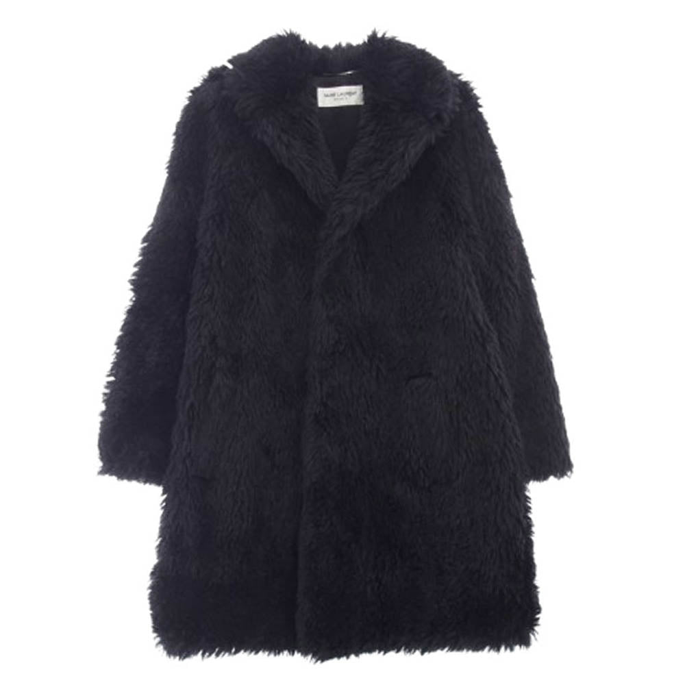 SAINT LAURENT サンローラン 529574 Y567T 国内正規品 モヘアファー