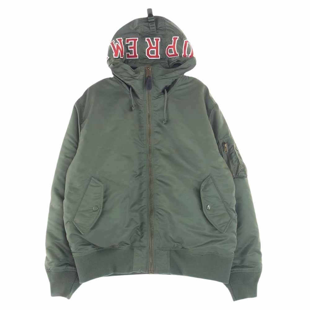 Supreme シュプリーム 21AW Hooded MA-1 フーディー MA1 ジャケット
