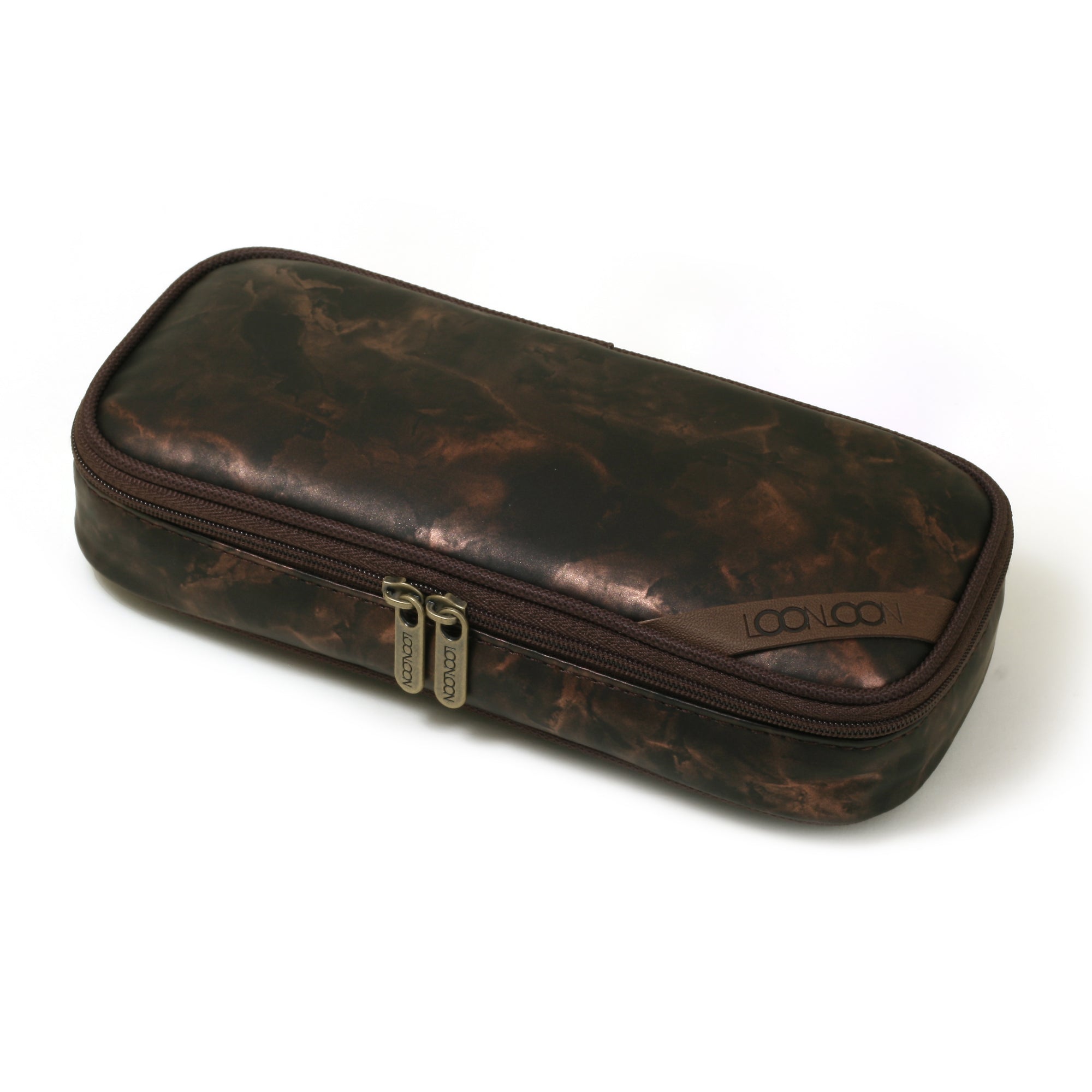 LOONLOON 663 ストーン ペンケース (コーヒーブラウン)