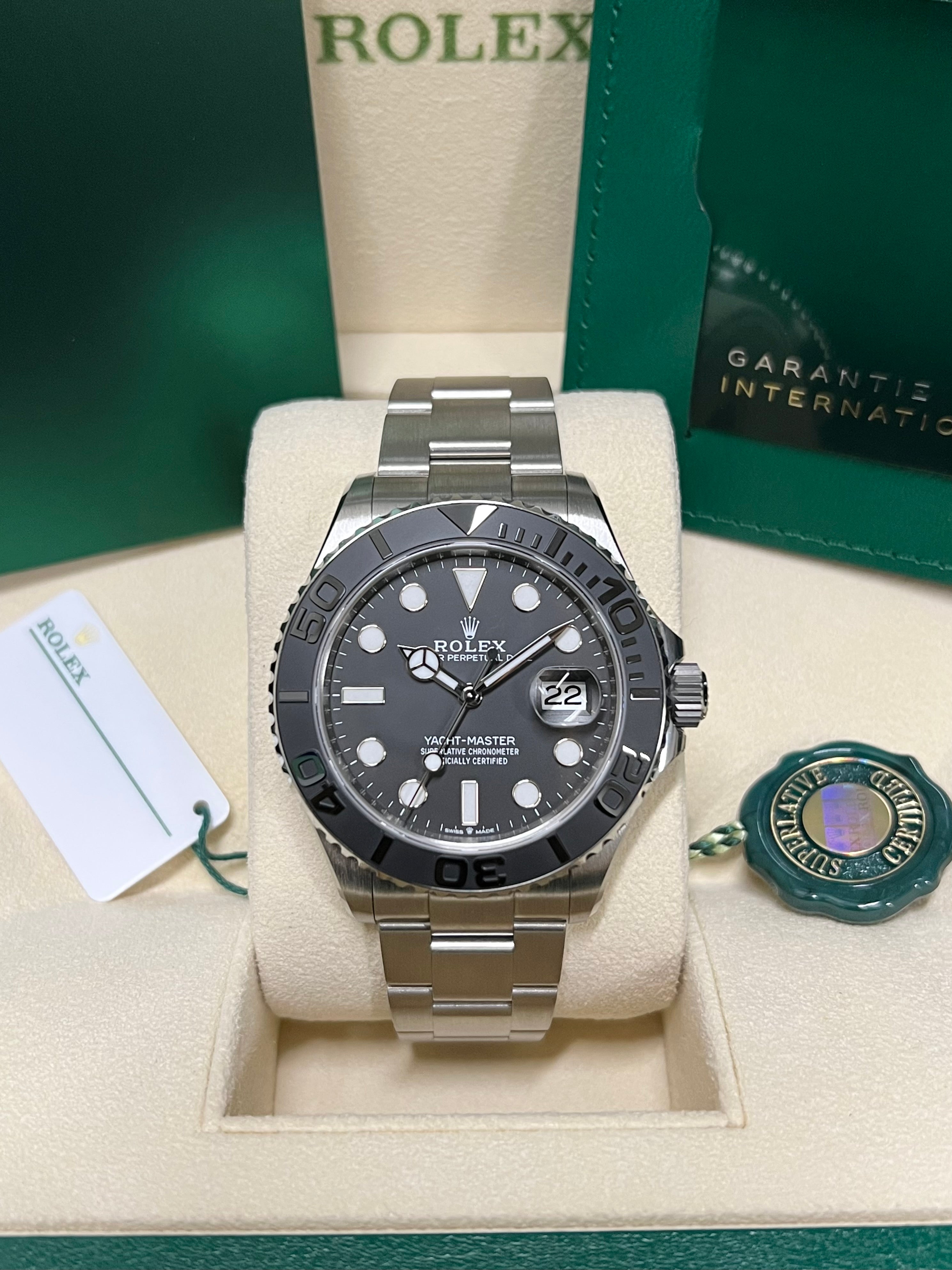 2026 Rolex Yacht-Master 42 RLX Titanium 226627 – Giganti Watches