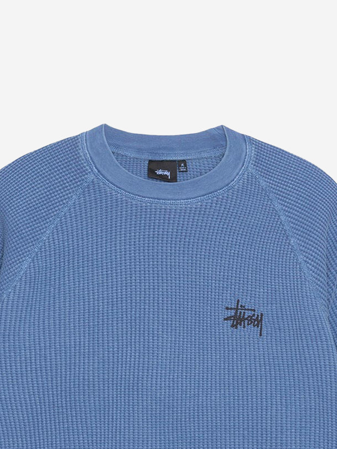Stussy Raglan Thermal Basic Stock W - Blue – Goodhood