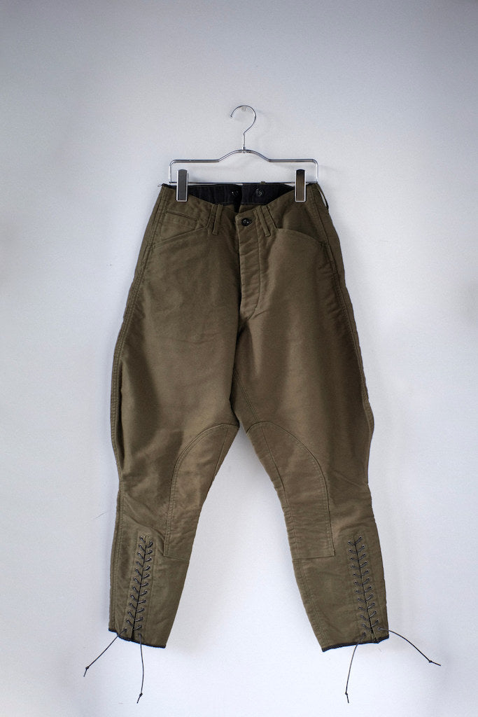 BLACK SIGN MOLESKIN SHERIFF BREECHES GREEN – grandguignol