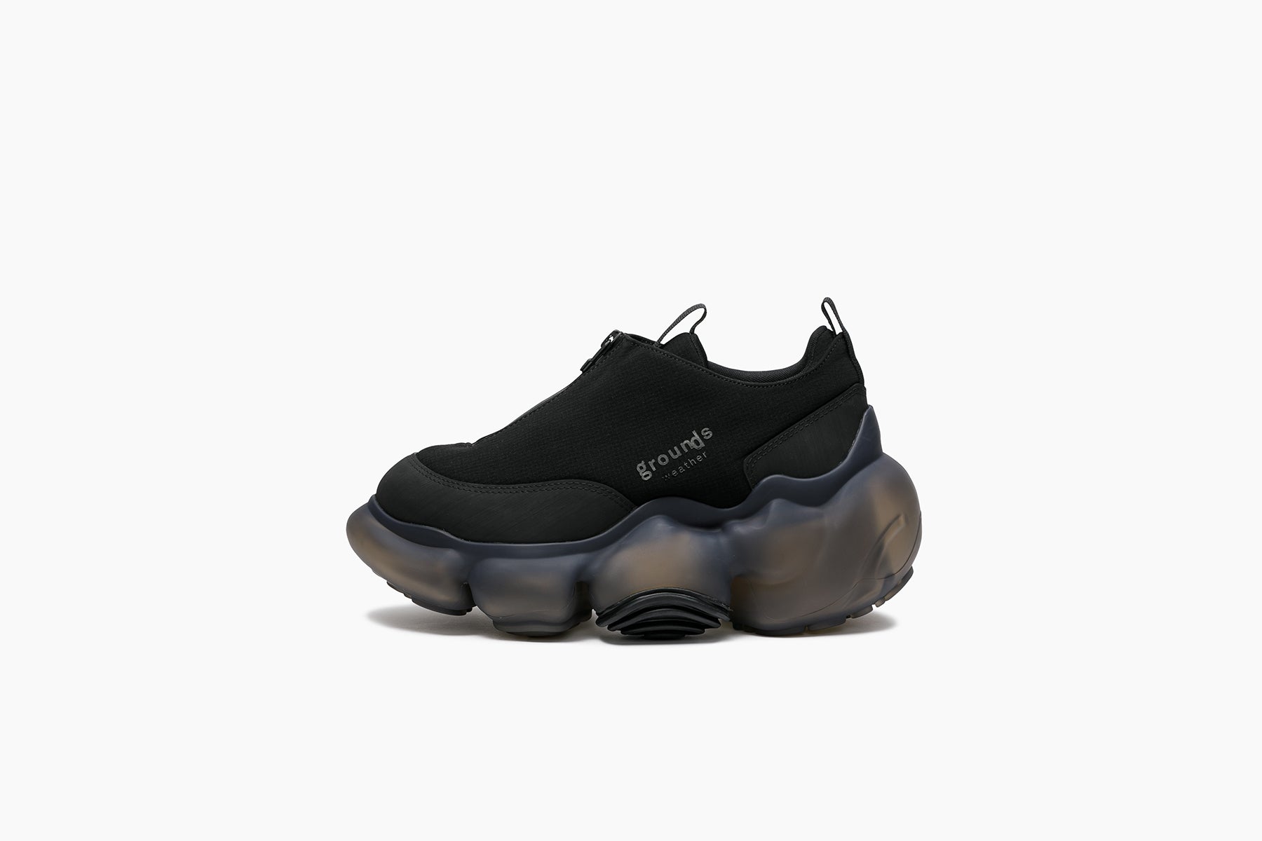 MOOPIE WEATHER LOWCUT - BLACK / BLACK MATTE (ムーピー ウェザー