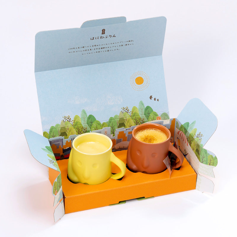 はにわぷりん かぼちゃ・カスタードセット – はにわぷりんオンライン