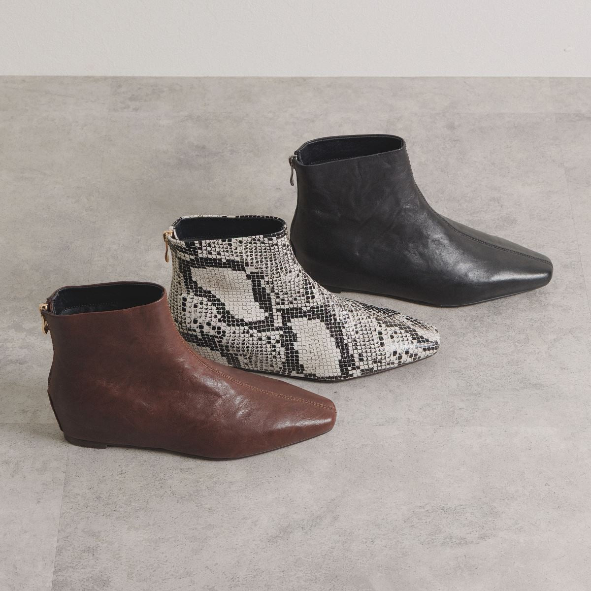 再値下げ】インヒールショートブーツ/554416