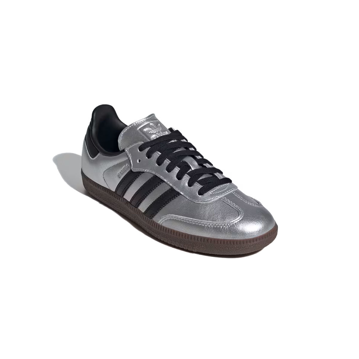 adidas - SAMBA OG WMNS Silver Metallic/Core Black/Gum【JI4218