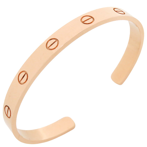 カルティエ Cartier LOVE ラブブレス オープン B6032617 ピンク