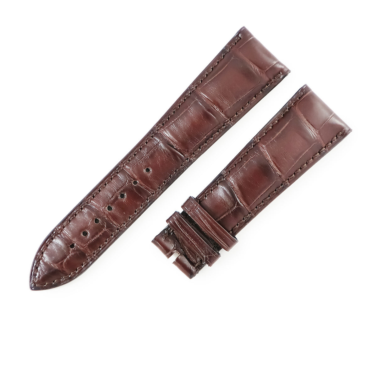 ブランパン BLANCPAIN 純正 クロコ ベルト ブラウン クロコダイル