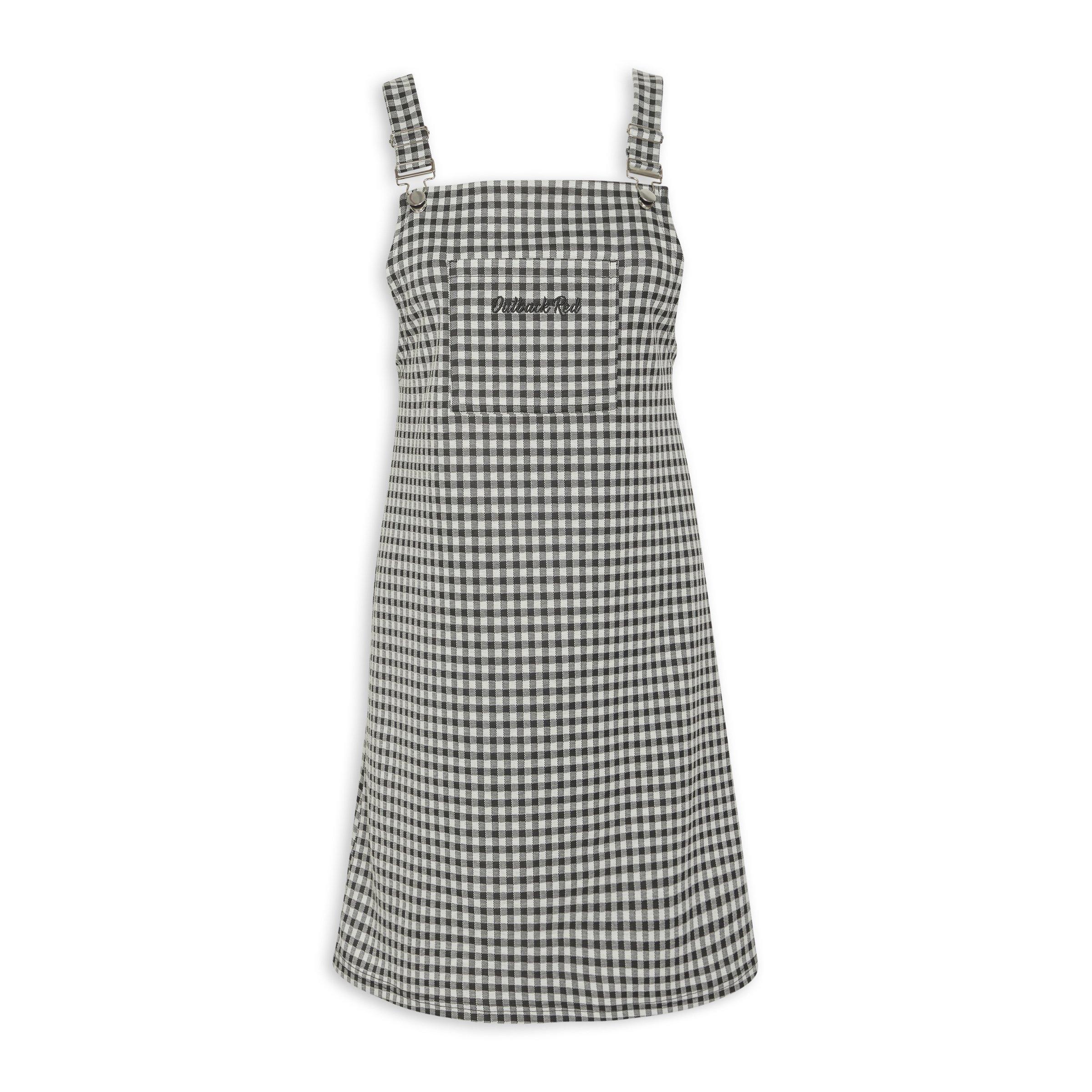 Black and White Check Pinafore Dress (3209130) | OUTBACK RED