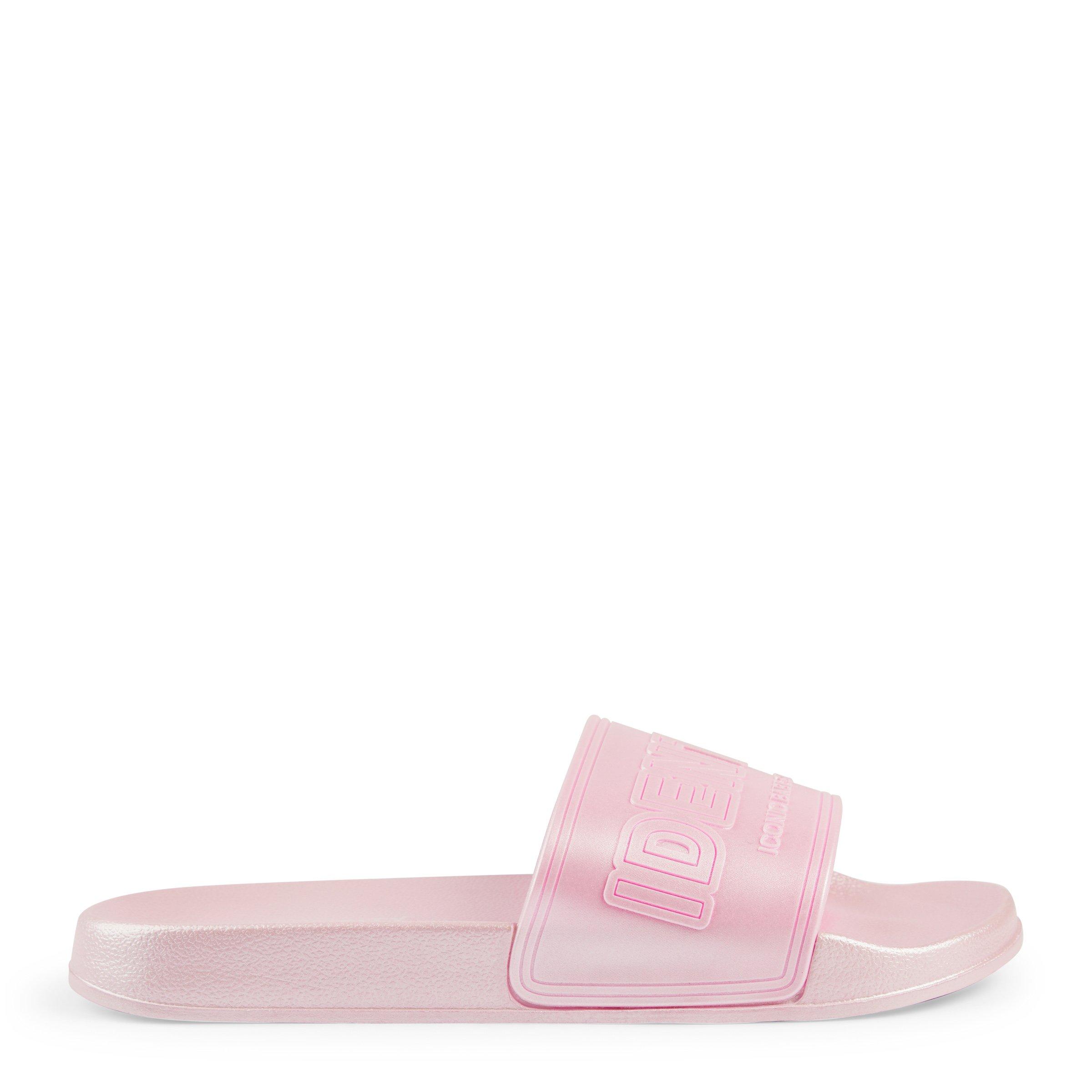 Metallic Pink Pool Slides (3218683) | Identity