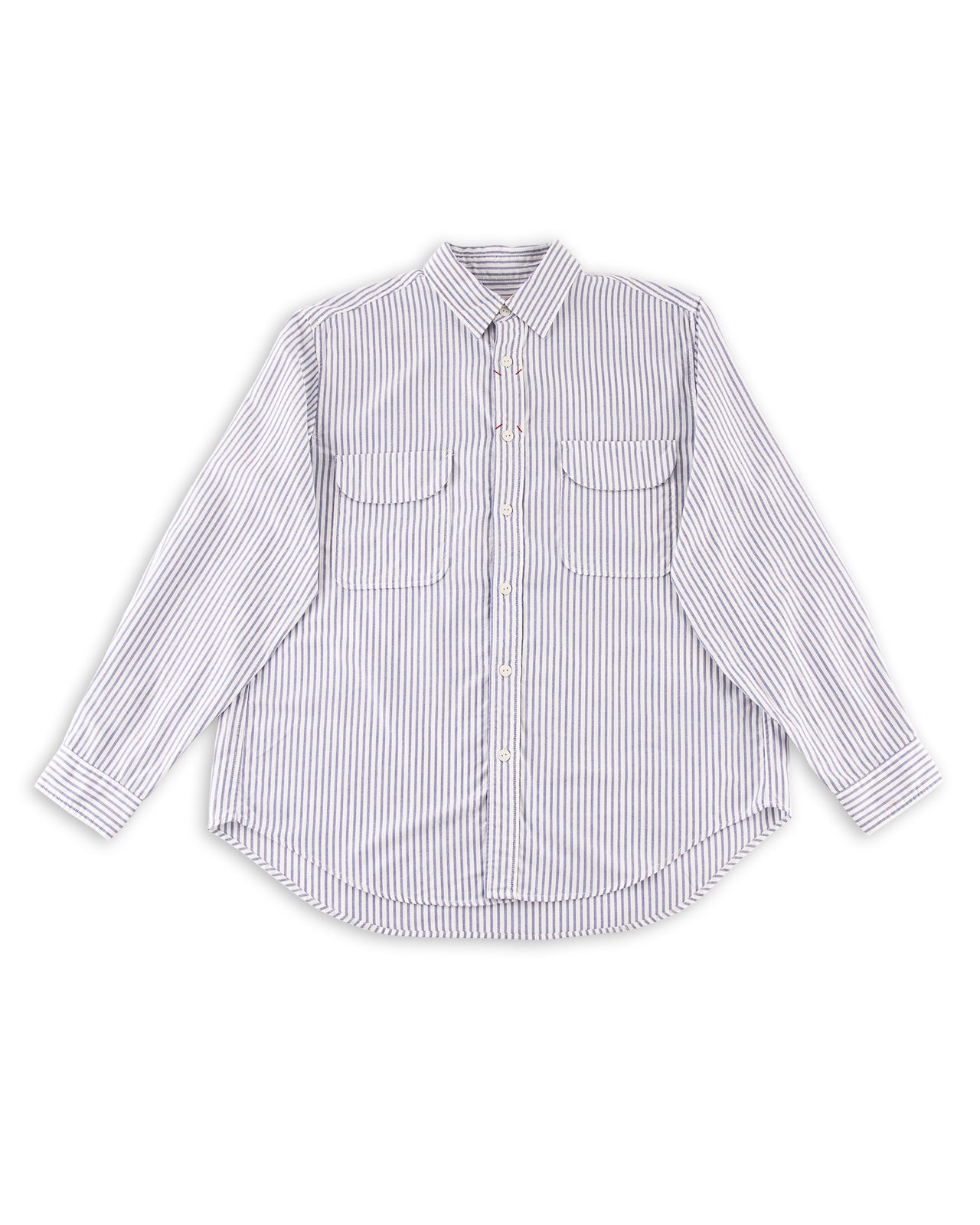 Kapital OX Stripe Clip Shirt - Blue – Standard & Strange