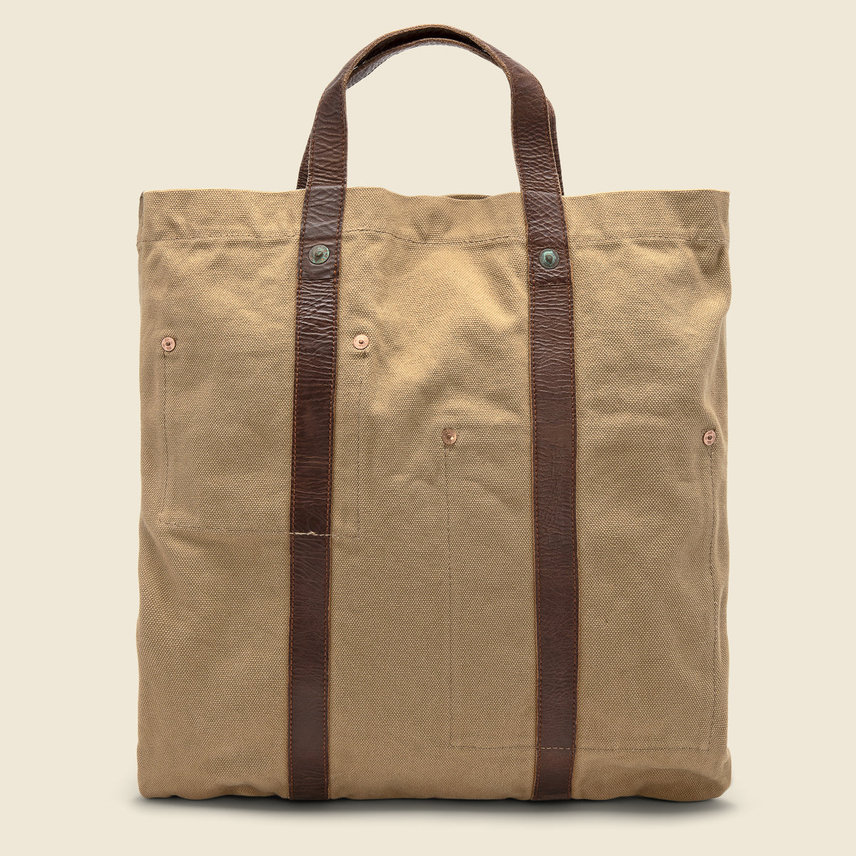 Harley Market Tote Bag - Khaki