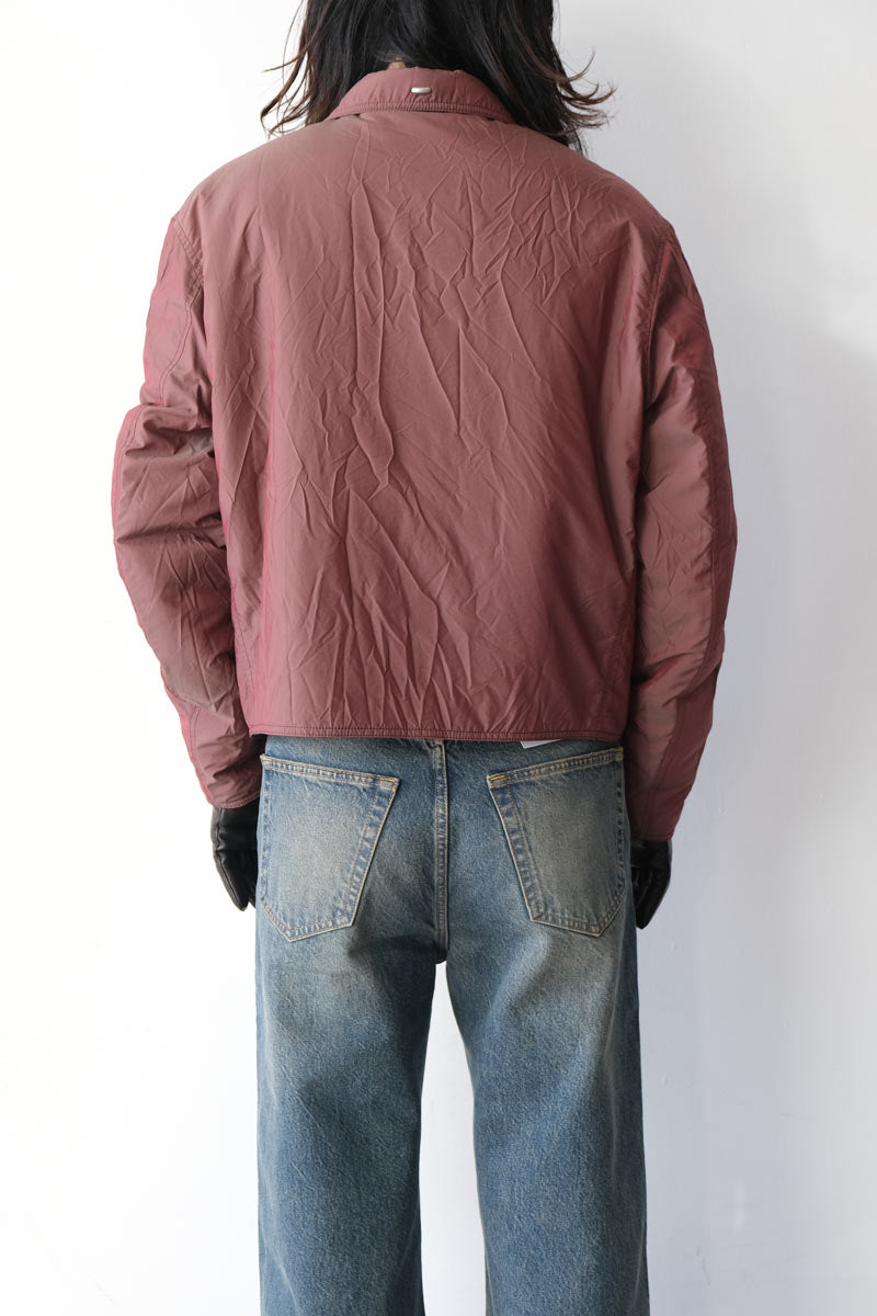 OUR LEGACY | SLIGHT JACKET / SHINING CHERRY CRINKLE SOLARO