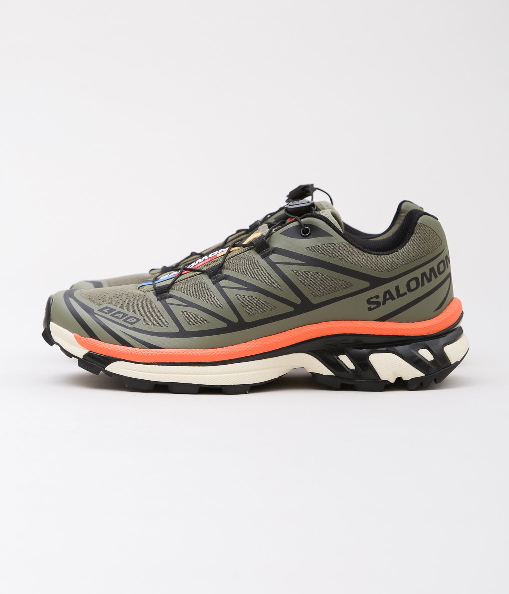 SALOMON ''XT-6 DEEP'' (LICHEN GREEN/BLACK/RED ORANGE) – THE STORE