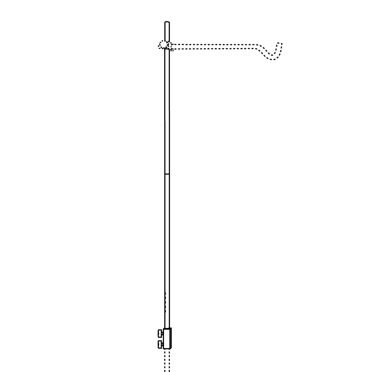 BCSS専用支柱ロング 組立式