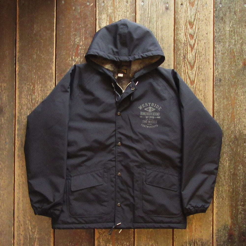WESTRIDE/ウエストライド】CYCLE FUR WINDBREAKER HOODIE BLK – Stroke