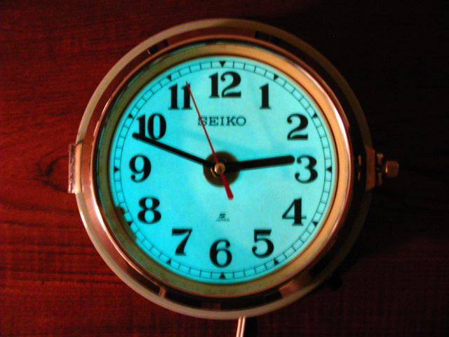 ビンテージ SEIKO/セイコー 船舶用時計 壁掛時計 バス時計 昭和レトロ
