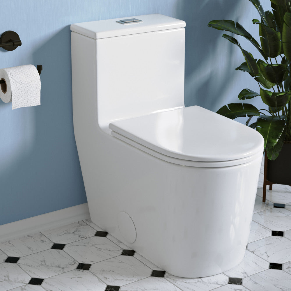 Liberte One-Piece Elongated Toilet Dual-Flush 1.1/1.6 gpf – Swiss