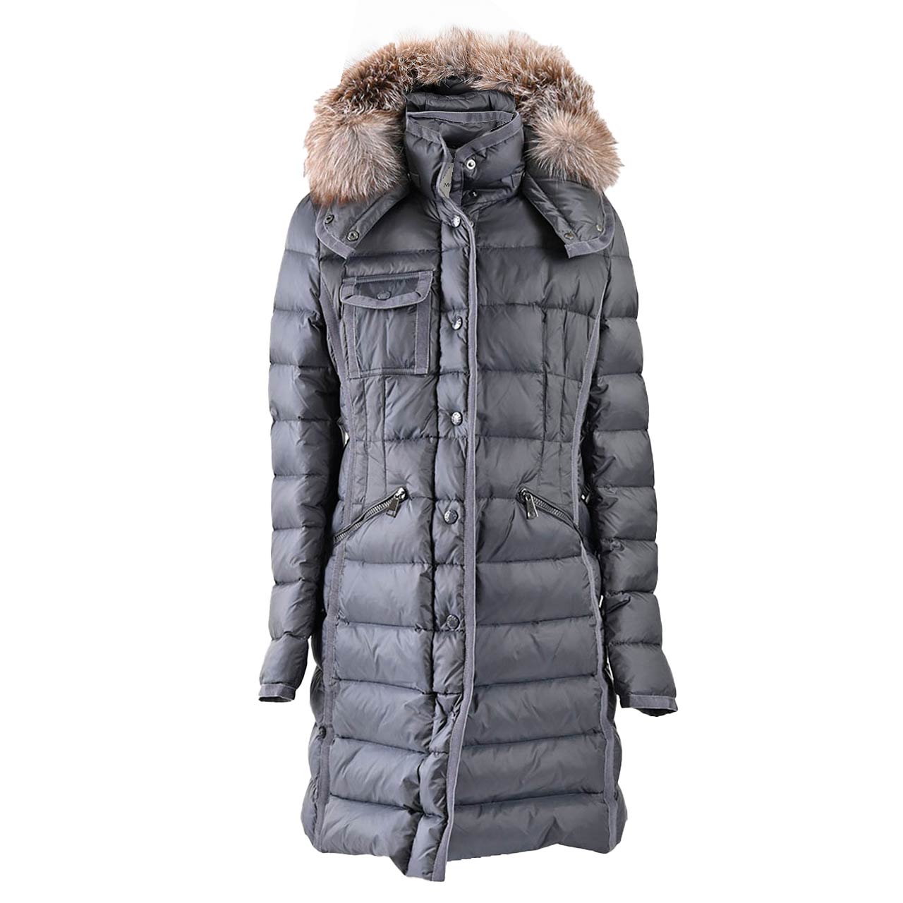 モンクレール MONCLER ダウンコート HERMIFUR 906 グレー レディース