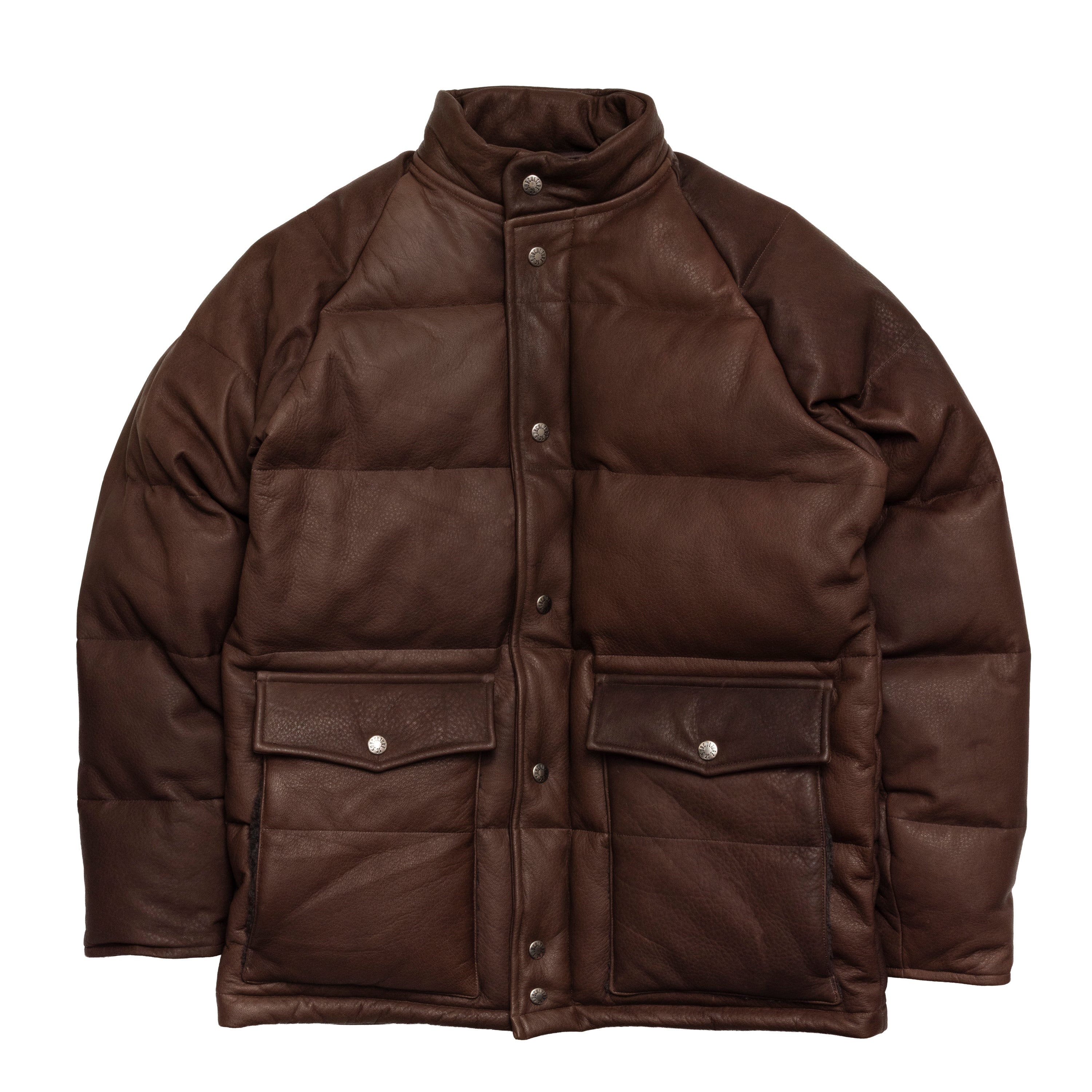 DEERSKIN LEATHER DOWN / BROWN – SC WEB STORE