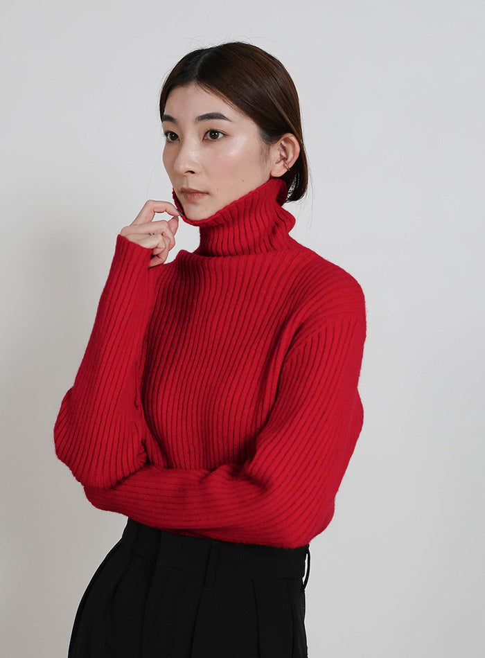 タートルネックリブニット – SELECT MOCA