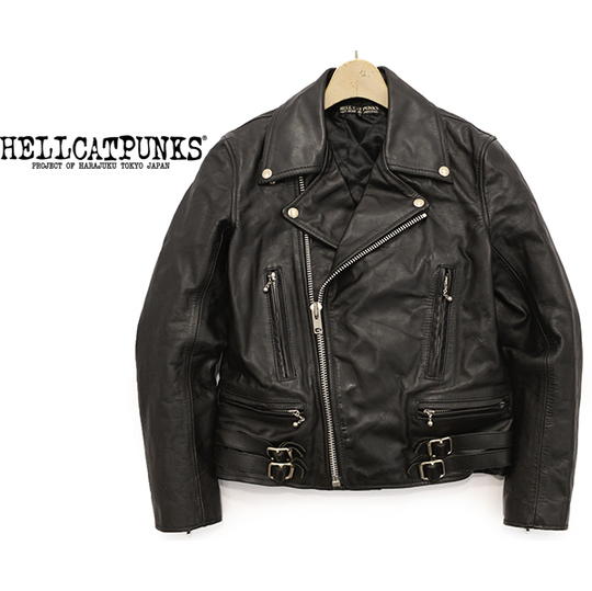 HELLCAT PUNKS：カウレザーライダースジャケット 商品詳細