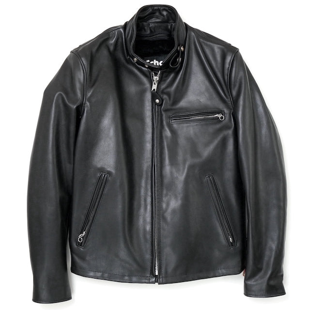 Schott ショット レザージャケット シングルライダース 36 黒 641