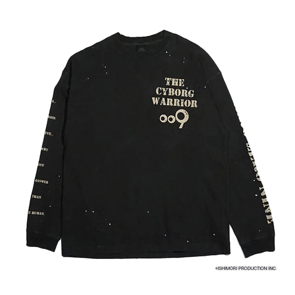 ザ シュガー パンチ】サイボーグ009 ロングスリーブ (ウッドパターン