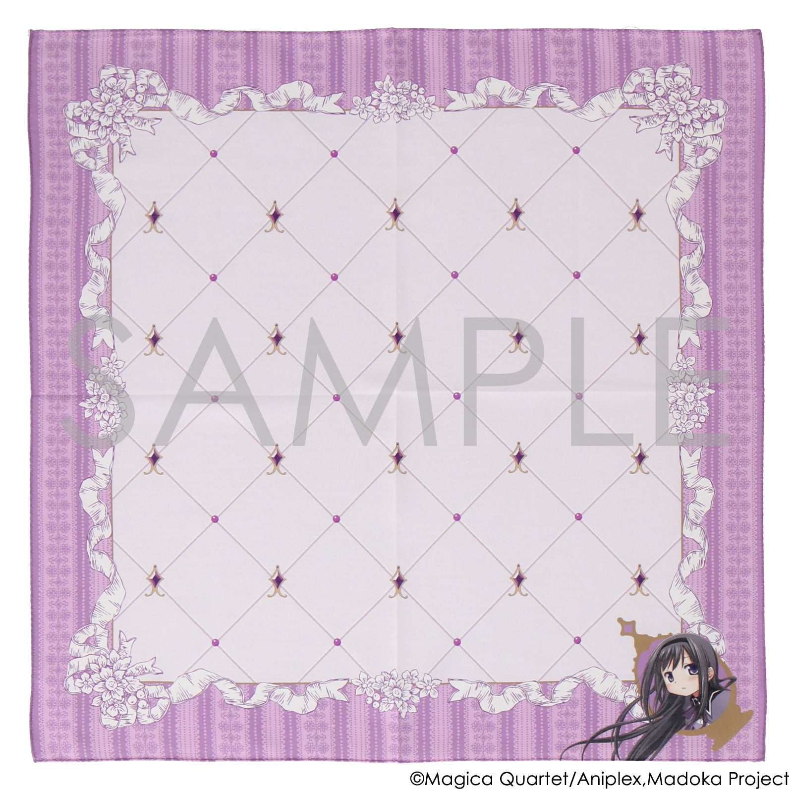 NEW】プリントハンカチ #036a パープル – INTERMODE KAWABE