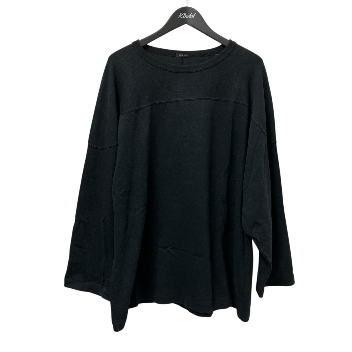 COMOLI(コモリ) フットボールTシャツX01-05005 X01-05005 ブラック