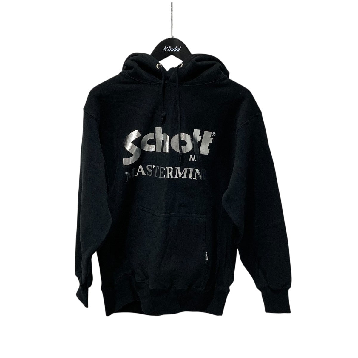 mastermind JAPAN×SCHOTT Hoodie バックスカルプリントプルオーバー