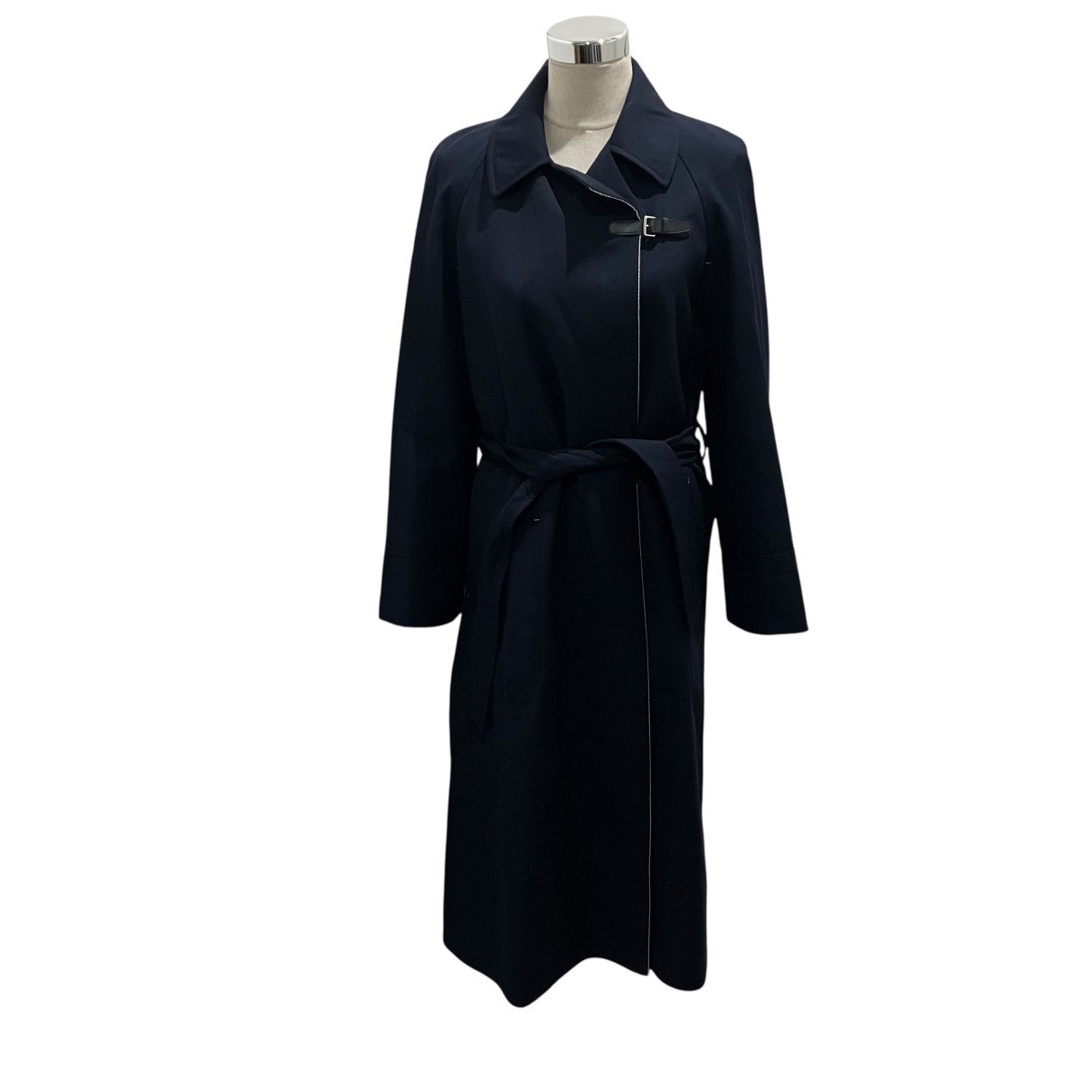 HERMES(エルメス) ステッチデザインコート ネイビー サイズ 40｜【公式