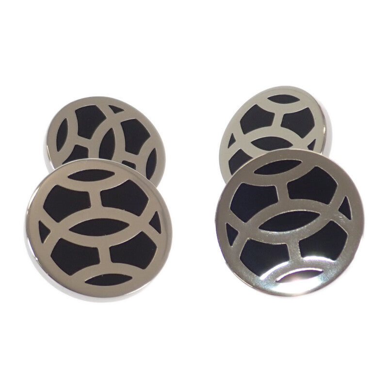 エルメス HERMES アヴァ カフリンクス カフス メタル ブラック